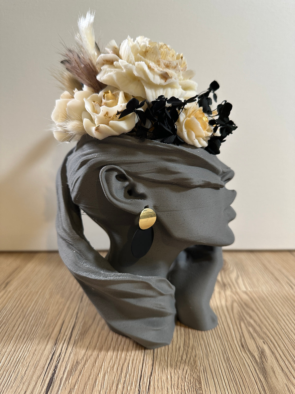 Grey and Gold Lady Luck Bouquet