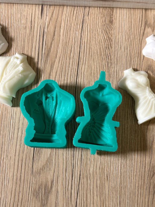 Stampo in silicone - Coppia Elegante