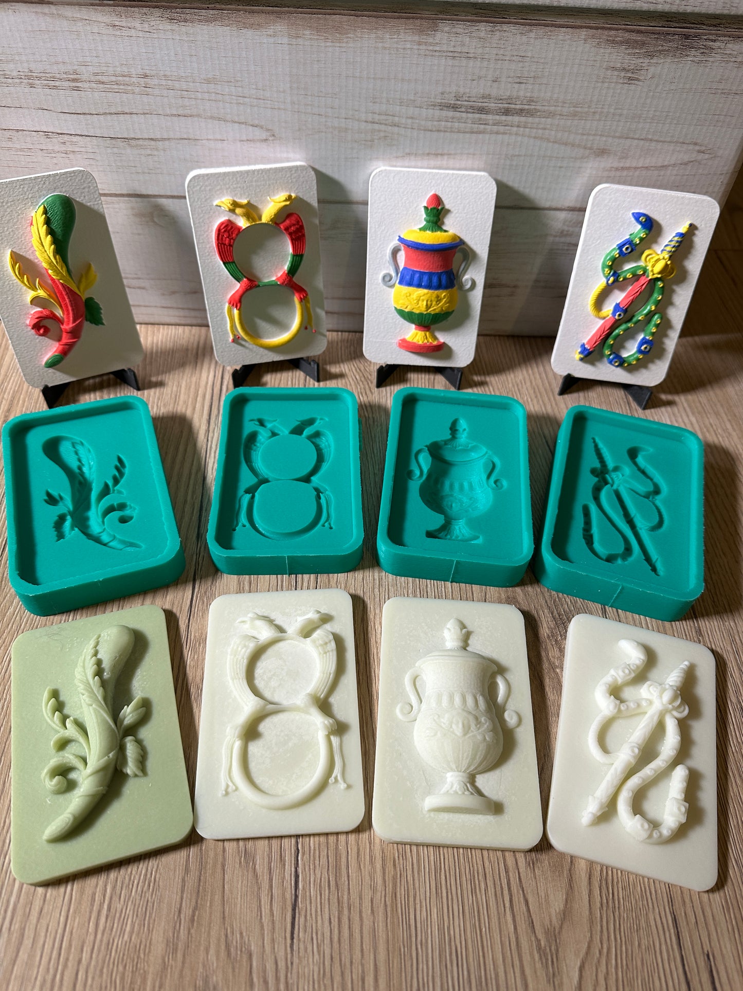 Stampo in silicone - Set 4 Assi Carte Napoletane