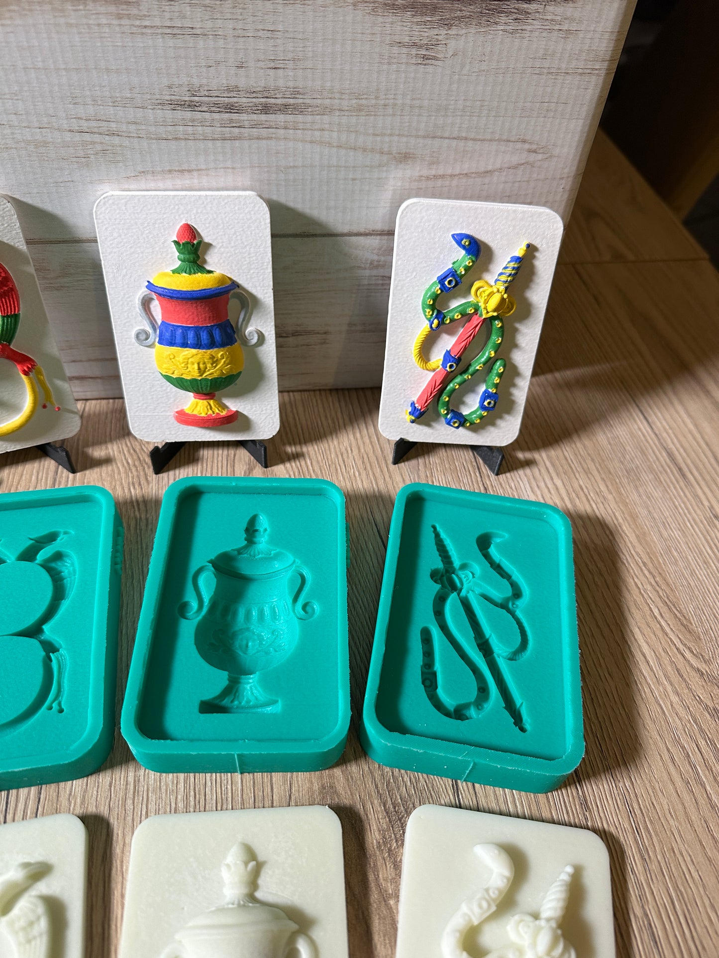 Stampo in silicone - Set 4 Assi Carte Napoletane