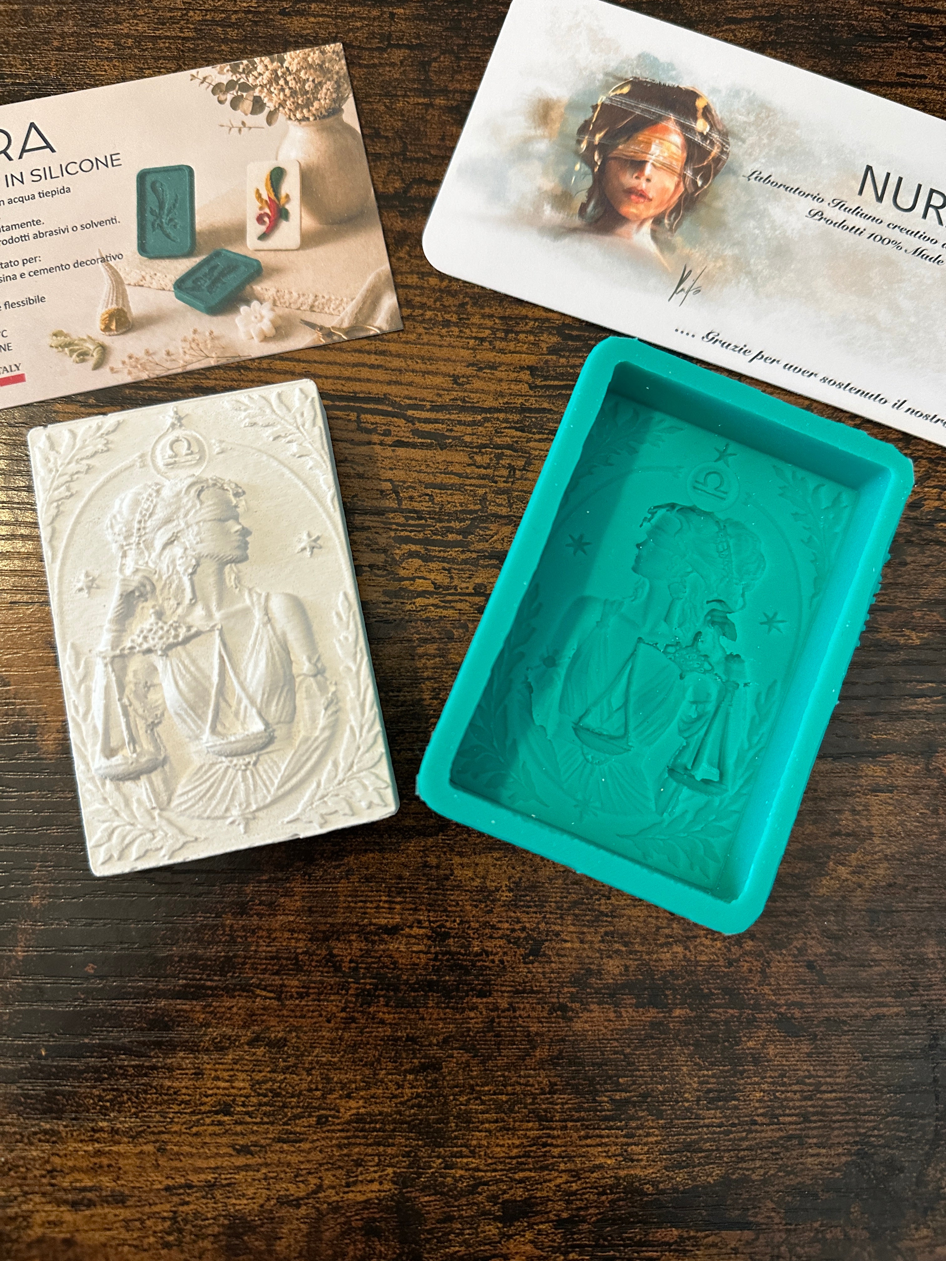 Stampo in silicone - Card Segno zodiacale