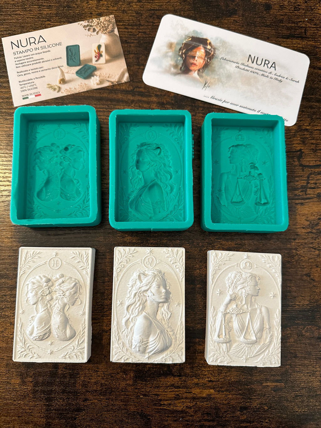 Stampo in silicone - Card Segno zodiacale