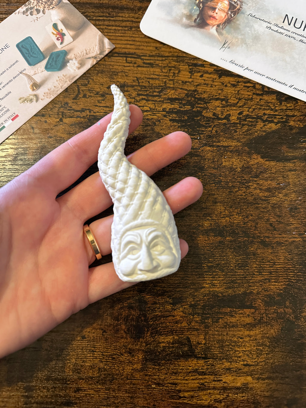 Stampo in silicone - Cornetto Pulcinella Trapuntato