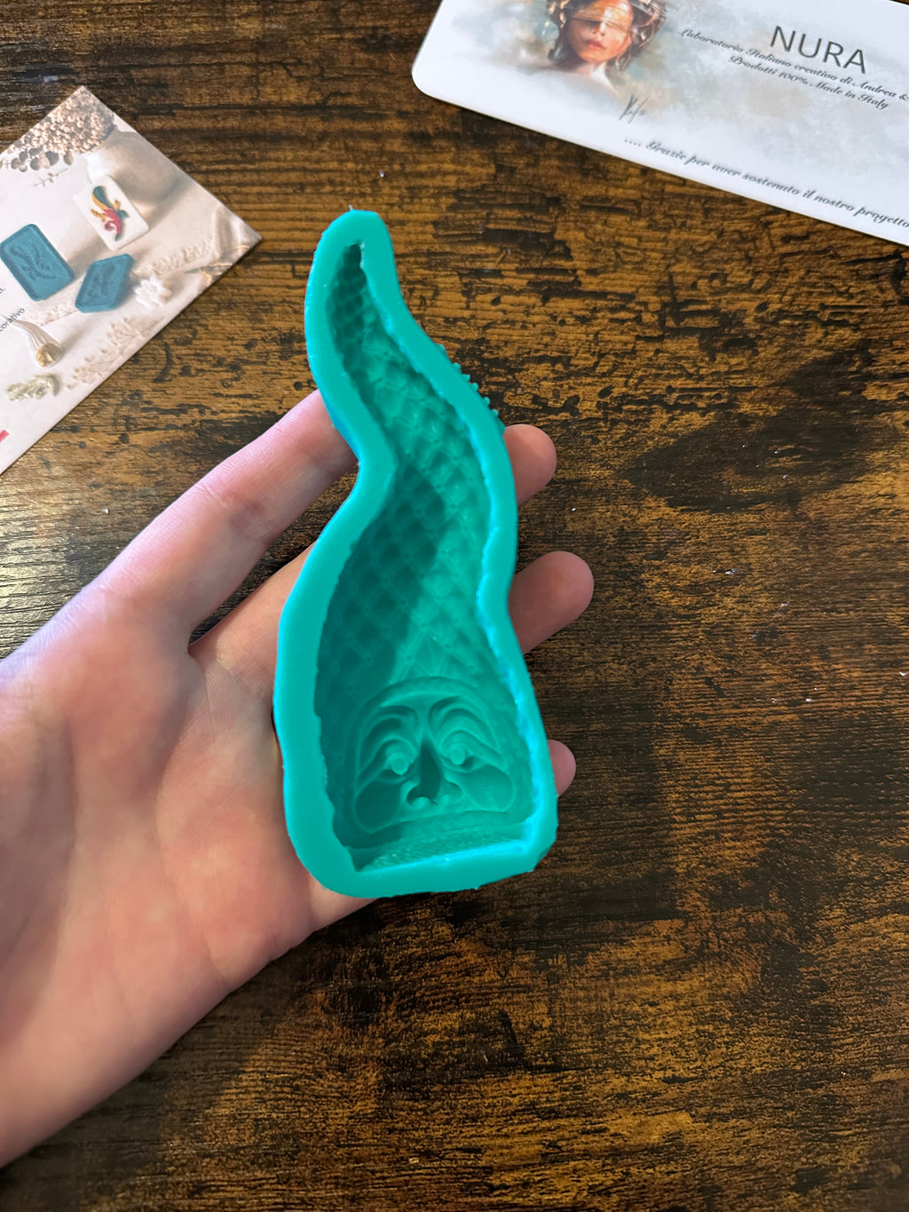 Stampo in silicone - Cornetto Pulcinella Trapuntato