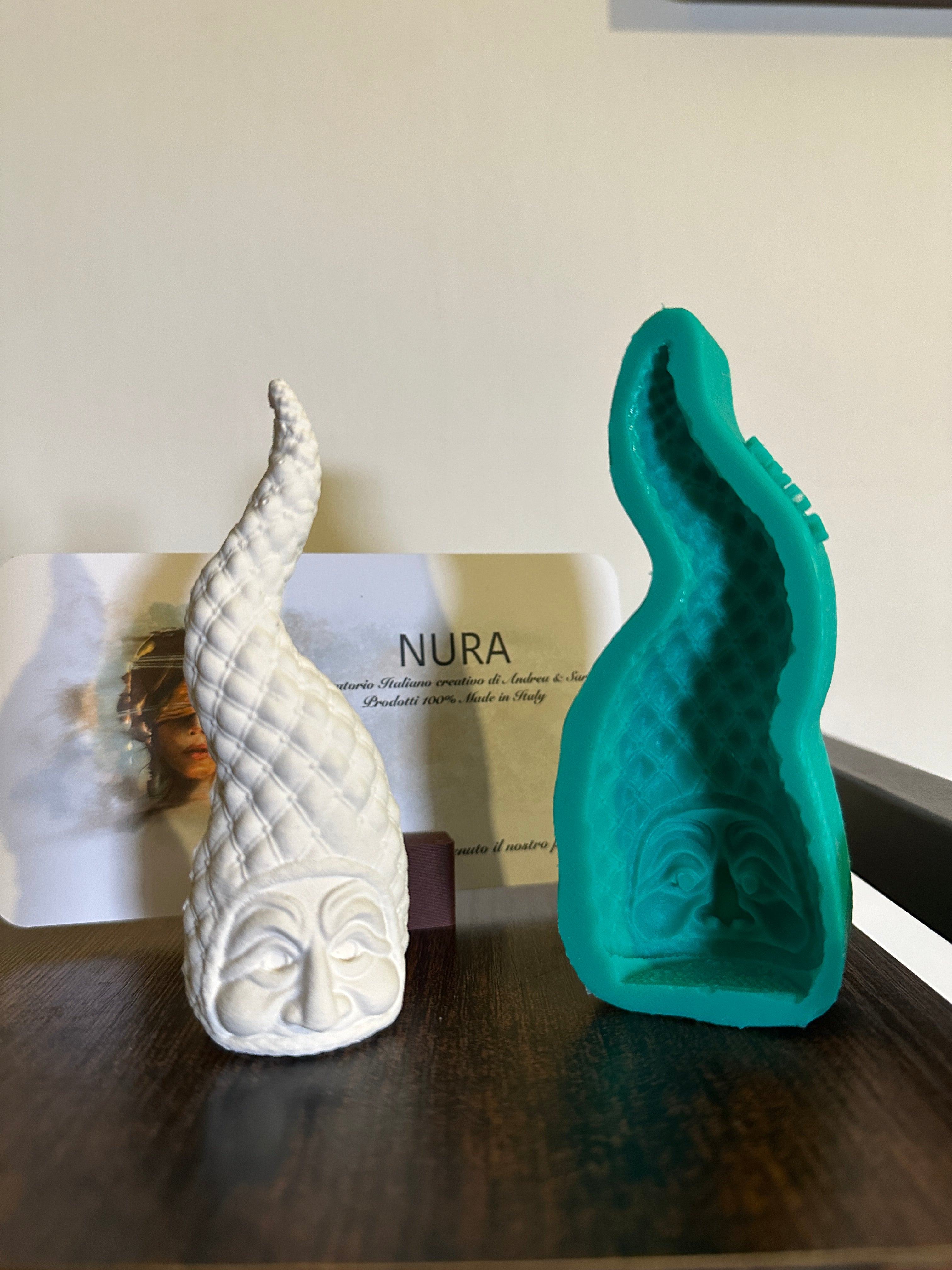 Stampo in silicone - Cornetto Pulcinella Trapuntato